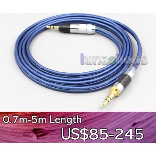 LN006821 2.5mm 4.4mm XLR 3.5mm High Definition 99% Pure Silver Earphone Cable For Sennheiser Urbanite XL On/Over Ear