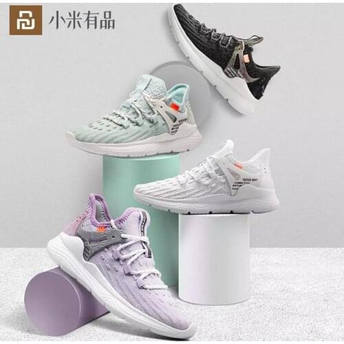 Youpin Yearcon Fly Knits Men Sneakers Ultralight Running Shoes Non-Slip Wear Resistant Breathable PU Insoles Sports Shoes