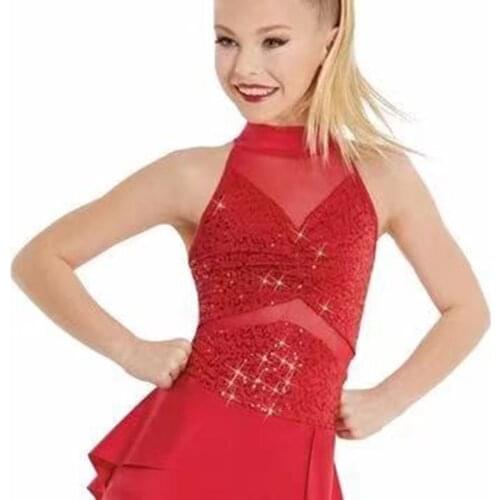 New dance costume professional jazz dance dress performance dress Lodysuit Latin dress