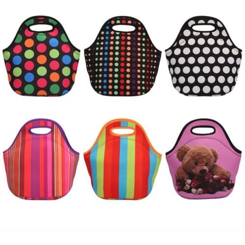 New Waterproof Lunch Bag for Women kids Men Cooler Lunch Box Bag Tote canvas lunch bag Insulation Package Portable