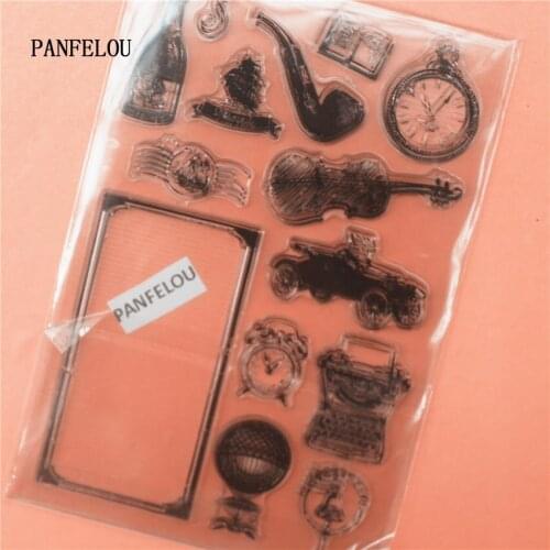 PANFELOU Birds and flowers Transparent Clear Silicone Stamp/Seal for DIY scrapbooking/photo album Decorative clear stamp sheets