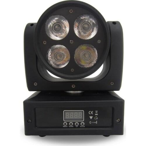 American dj lighting 4x12W rgbw cree led mini moving head beam wash stage light dmx control disco dj lighting effect for party