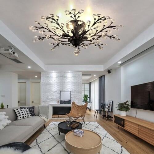 LED chandelier living room chandelier hotel club lighting bedroom dimming light household lamp wholesale
