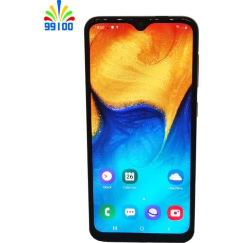 Unlocked Cell Phone Samsung Galaxy A20 6.4inch Full Screen 3GB+32GB single/dual Sim Octa Core 4G-LTE