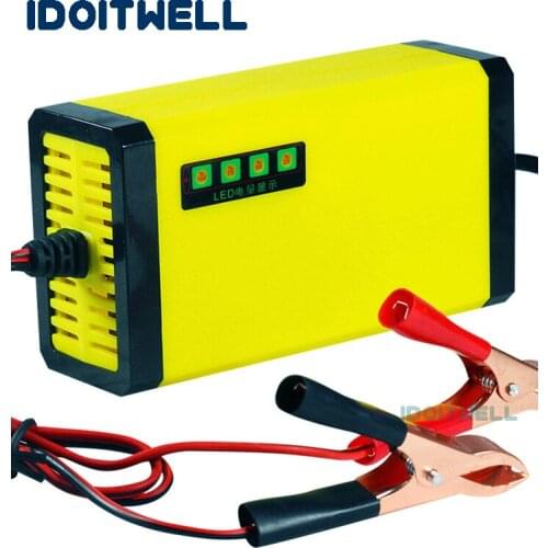 12V 2A Lead acid Battery Charger full stop 12v motorcycle kids toy battery charger automatic battery Capacity display charger