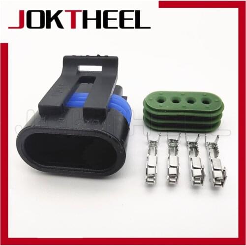 1/5/10/20 set kit Delphi GM 4 Pin/Way female auto map sensor plug Waterproof Connector wiring harness Housing for Buick 12162190