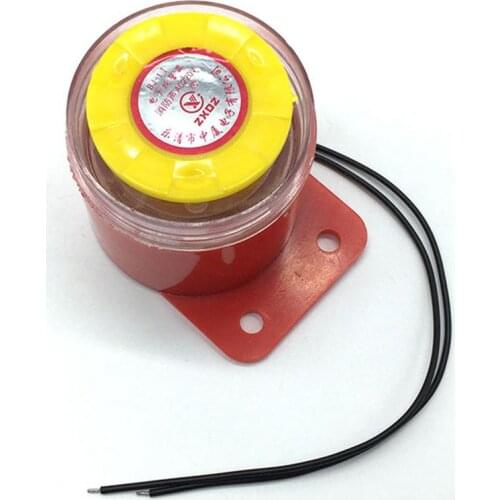 1PCS Industrial Electronic Alarm Red double wire 54 x 54mm 12/24/220V Loud voice