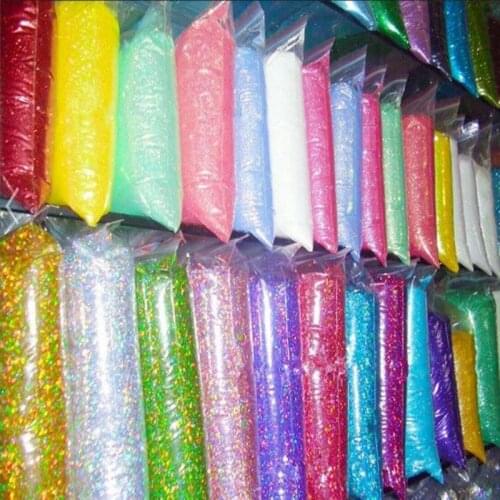 100 Gram Wholesale Price Nail Glitter Laser Art Craft Pigment Powder Dust Set for Crafting Eye Face Body Hair Festival Make Up
