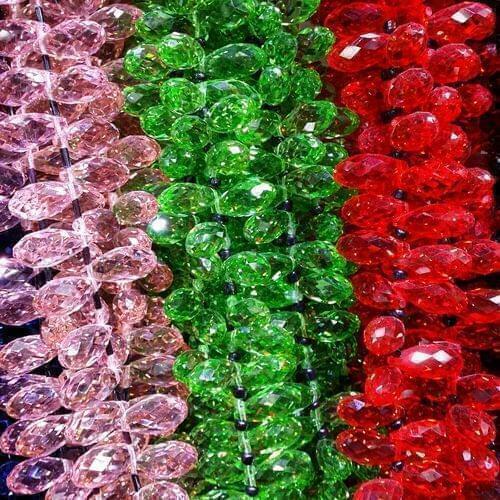 100Pcs 20*10MM Teardrop Crystal Glass Bead Strand Jewelry Beads Findings & Accessories