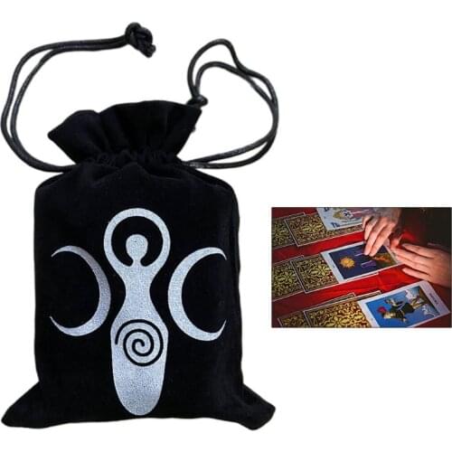13x18cm Tarot Brand Special Flannel Card Storage Bag Jewelry Toy Home Drawstring Package Pouch