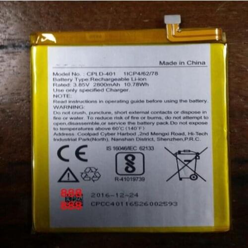 2800mah CPLD-401 Replacement Battery For COOLPAD MAX A8 A8-930 A8-831 battery with Repair Tools