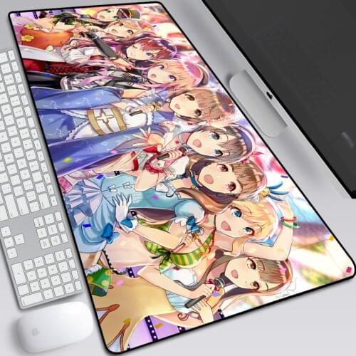 Anime The iDOLM@STER Cinderella Girls Large Pad Mouse Mat Computer Gamer Locking Edge Mousepad Keyboard Mice 60x120