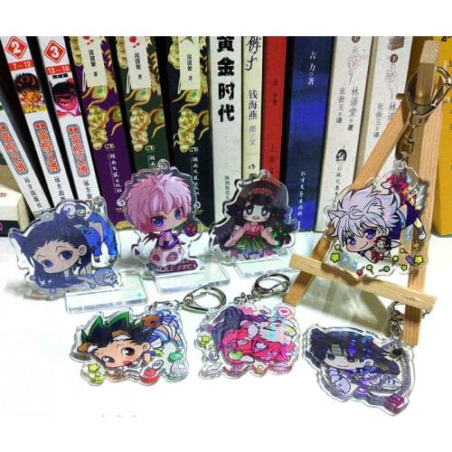 Cosmile HUNTER X HUNTER Kurapika Irumi Hisoka Kulolo Acrylic keychain keyring Strap Limited fashion creative new hot