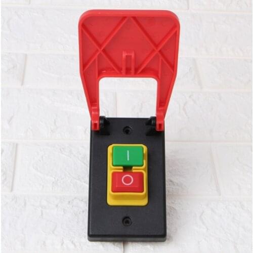 Electromagnetic Pushbutton Switch Paddle SwitchVoltage protection Table Saws Wholesale dropshipping