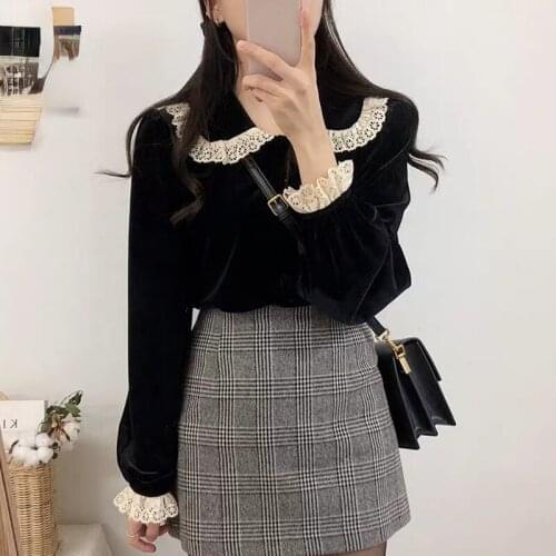 HIKOSAKA Womens Black Shirts