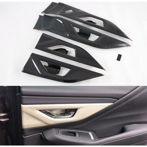 Chrome ABS Car Styling FOR Subaru Outback 2021 LHD Interior Door Handle Bowl Cover Trim Auto Moldings