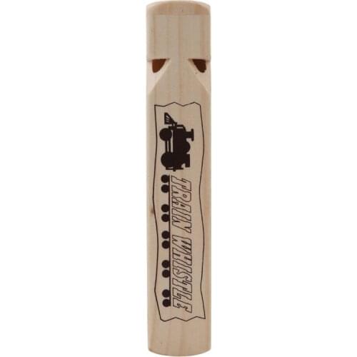 2020 Musical Instrument 1PCS Locomotive Sound Warning Steam Wood Steam Train Whistle Toy Wooden Train Whistle Gift