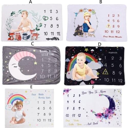 Soft Flannel Baby Wrap Newborn Baby Receiving Blankets for Photo Shooting Newborn Photography Props Accessories