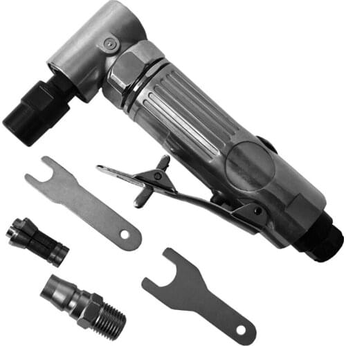 Small Handheld Pneumatic Grinder Polishing Machine Industrial Grade 90 Degree Bend Angle Grinder 2000rpm