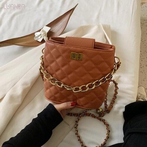 New 2020 Shoulder Chain Messenger Famale Lady Bag Handbag Women Cute Pu Leather Casual Classic Girl Crossbody For Women