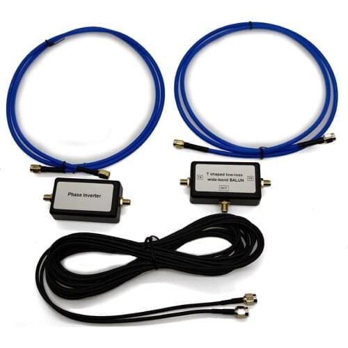 NEW Booster Splitter Home Tv Equipments 250mW YouLoop Passive Magnetic Antenna with Low Loss Broadband BALUN for HF VHF