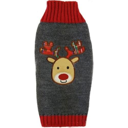 Dog Clothes Winter Elk Sweater Chihuahua Puppy Cat For Small Dog Jumper Christmas Sweater Warm Pet Clothing Chihuahua