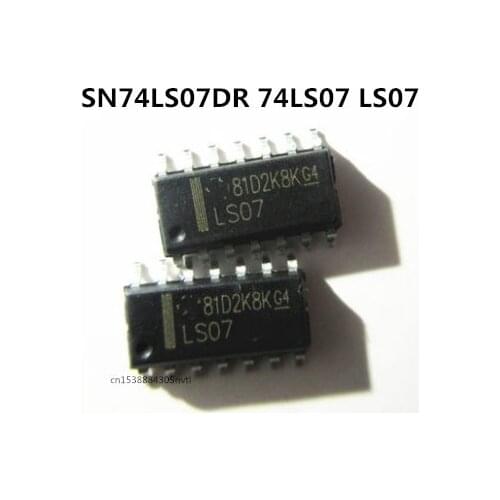 Original 10pcs/ SN74LS07DR 74LS07 LS07 SOP14 3.9MM