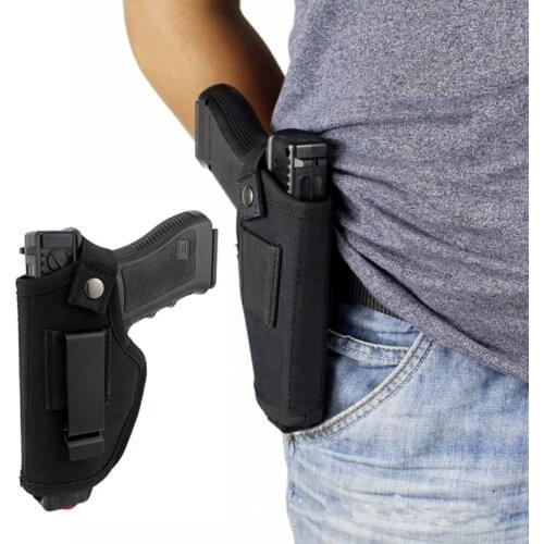 Portable Hand Gun Holster Tactical Hunting Bag Carry Pouch Holder Bag Concealed Pistol Holster for Compact Subcompact Handgun