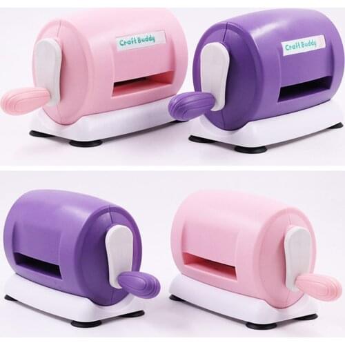 Portable Manual Die Cutting and Embossing Machine DIY Scrapbooking Die-Cut Machine with Cutting Pads for Paper Card Making