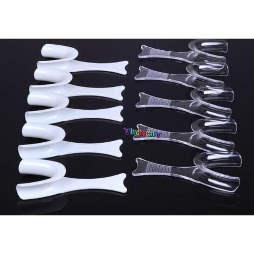 New Arrival Dental Retractor for Side Lip Expander Oral Mouth Cheek Opener 5 White and 5 Transparent