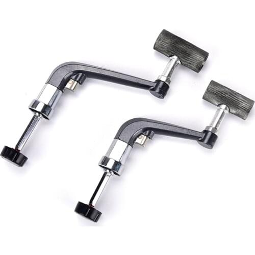 1PC Fishing Reel handle Metal Fishing Handle Reel Crank Crank Arm Spinning Reel Fishing Reel Winch 45g(M)/48g(L)