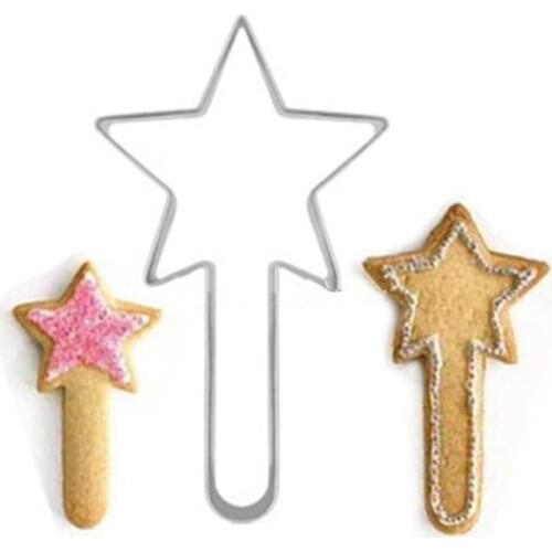 Magic Wand Biscuit Cake Fondant Decorating Utensils Baking Supplies Stainless Steel Discount Kitchen Home Coupon Fondant Party