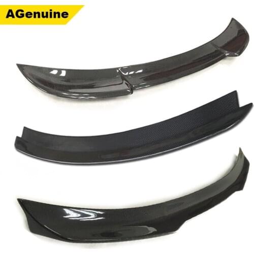 High quality Carbon fiber 3 style rear trunk lip spoiler back boot lip wing rear spoiler wing for Ford Mustang 2015-2019