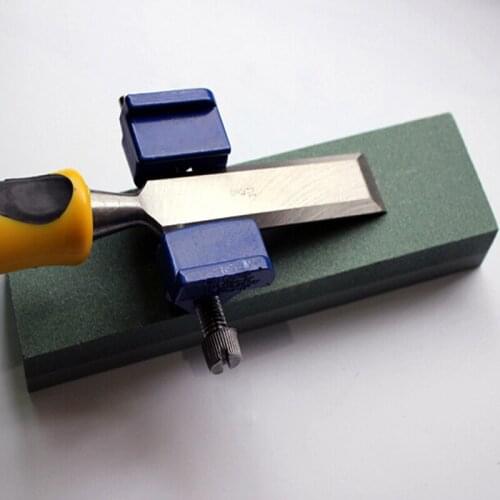 Iron Side Clamping Fixed Angle with Roller for Wood Chisel Planer Blade Flat Chisel Edge Sharpening Knife Accessories