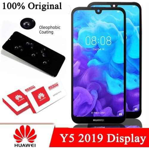 100% Original 5.71'' LCD + Frame for Huawei Y5 2019 Display Touch Screen Digitizer for Huawei AMN-LX9,LX1,LX2,LX3 Repair Parts