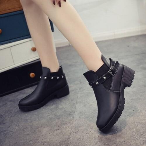 2020 Snow Boots Classic Heels Suede Women Winter Boots Warm Fur Plush Insole Ankle Boots Women Shoes Hot Lace-up Shoes