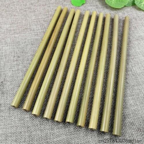 500pcs Wood Straws Bamboo Drinking Straws for Party Home Wedding Biodegradable Birthday Organic Tableware