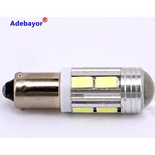 600 X White BA9S T4W H6W H21W 5630 5730 10 SMD LED Bulbs For Car Parking Light,Backup Reversing Brake Lights car styling