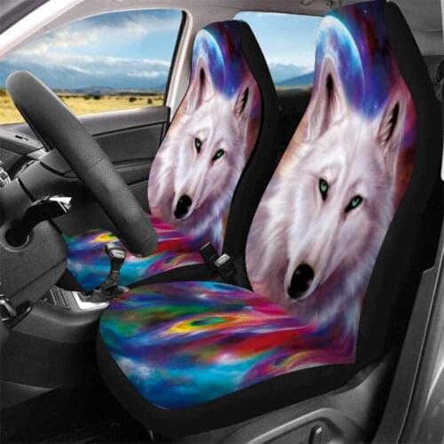 AOMAAO Car Seat Cover 3D Custom Printed Pattern Front Seat Protection Pad Auto Parts Cushion Cushion Most Cars Accessories