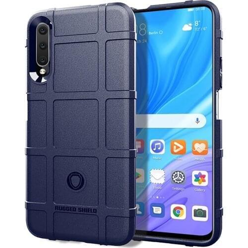 For Huawei Y9S Case Soft Silicone rugged shield shockproof Armor Protect Back Cover Case