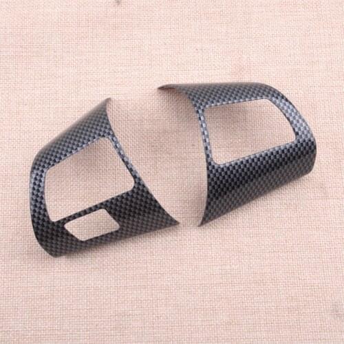 CITALL 2Pcs/Set Car Steering Wheel Button Cover Trim Frame Fit For Toyota Corolla 2007 2008 2009 2010 2011 2012 2013
