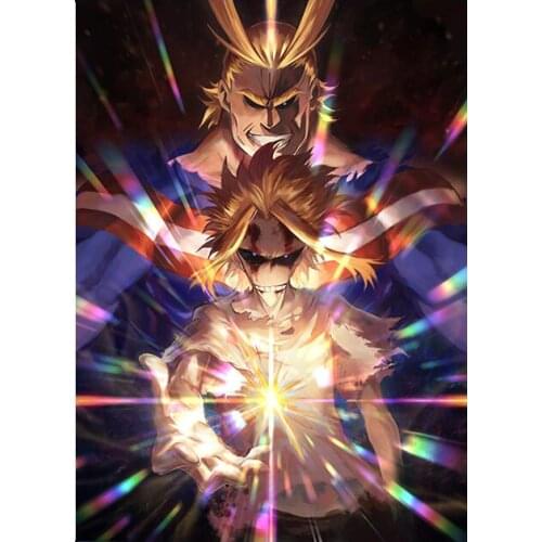 Lot style Choose Anime Boku no My Hero Academia All Might Art print Silk poster Home Wall Decor