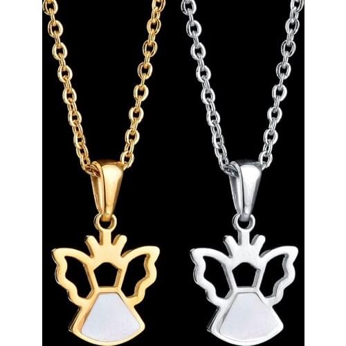 Animal Butterfly Pendant Necklaces For Women Men Hip-Hop Rock Punk Stainless Steel Jewelry Necklace Accessories Vintage Gift