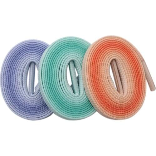 Coolstring 8MM Pretty Solid Color Nice Quality Fashion Shoelaces Men Women Sneaker 2020 Trendy Sport Shoe Cords For Adults&Kids