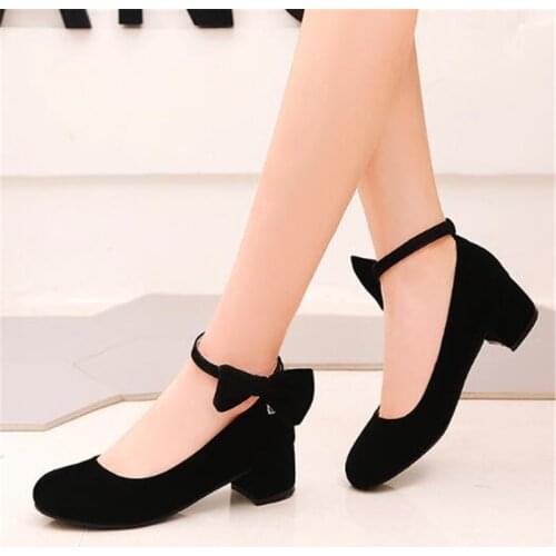 New Spring/Autumn Bow Shoes Children Girls High Heels Black Dress Dance Leather Shoes Student Baby Toddler Breathable Kids 04