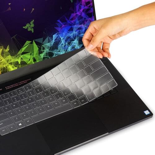 Ultra Thin Clear TPU Keyboard Cover Skin For Razer Blade 15 2018 2019 15.6 inch keyboard cover skin protectot