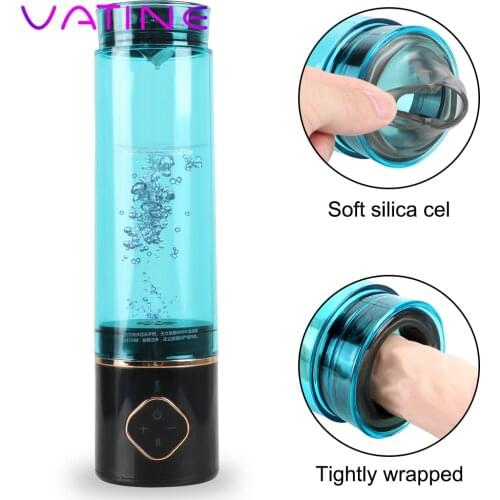 VATINE Penis Enlargement Penis Pump Delayed ejaculation Vacuum Pump Sex Toys For Men Enlarge Climax Extender