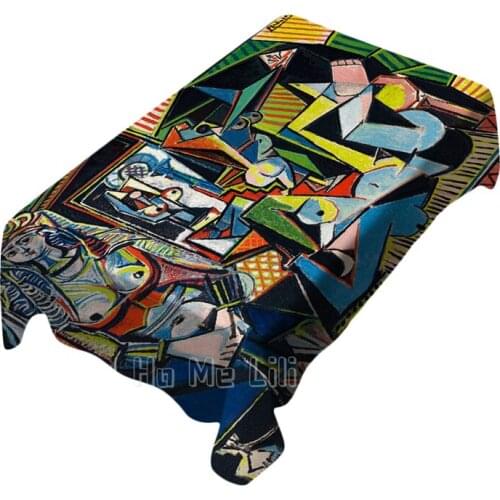 Mother Painting Design Waterproof Table Cover Dinning Decor