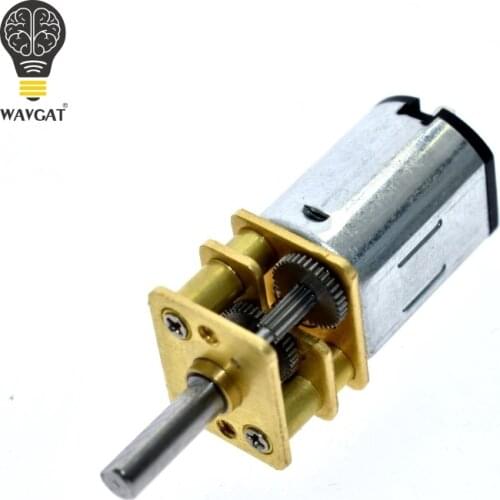 WAVGAT Arrival DC 6V 200RPM Mini Metal Gear Motor with Gearwheel Model N20 3mm Shaft Diameter For Power Tool