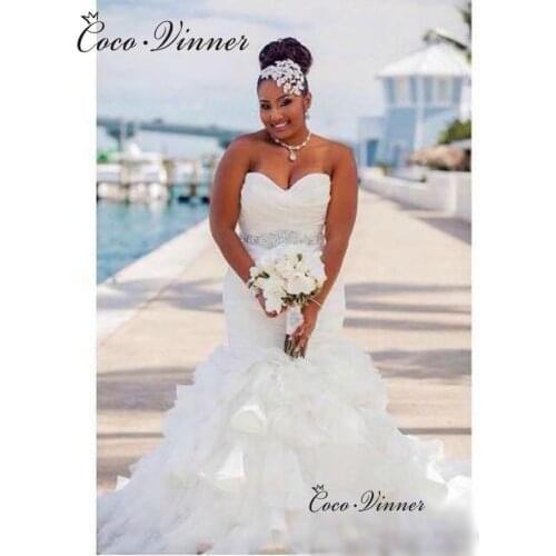 Off Shoulder Ruched Fuffles Trumpet Mermaid Wedding Dresses Crystal Sashes Wedding Gowns Pleat Wedding Dresses W0459